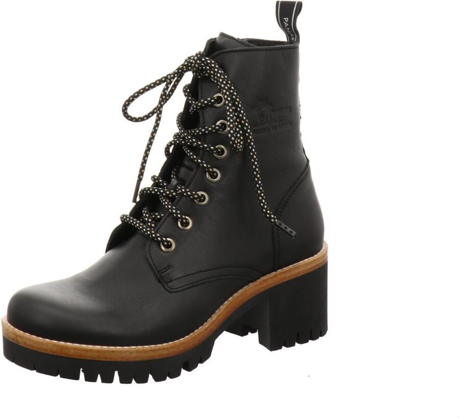 Panama Jack Chelsea-boots Francesca Igloo Enkellaars boots blokhak profielzool met lamsvachtvoering - Foto 2