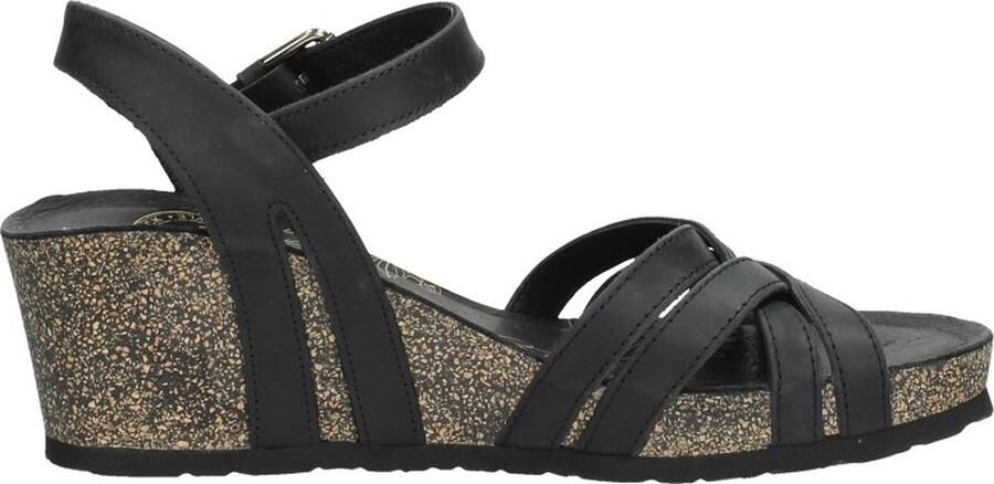 Panama Jack Vera Basics B1 sandalen met sleehak zwart - Foto 6