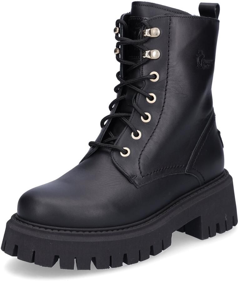 Panama Jack dames veterlaars zwart
