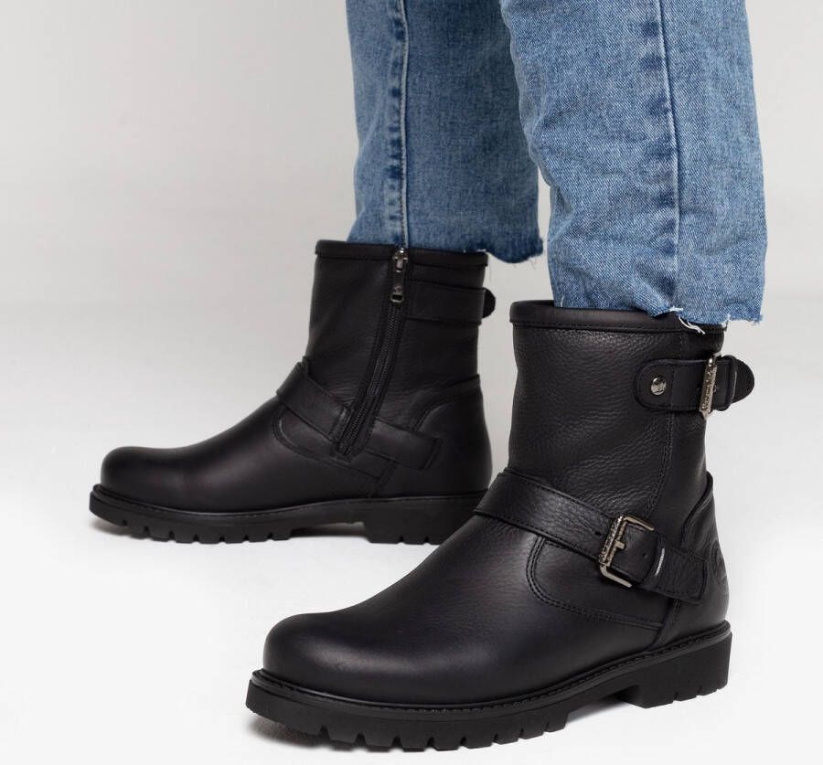 Panama Jack Winterlaarzen ankle boot warm lining with logo embossing on the heel - Foto 5