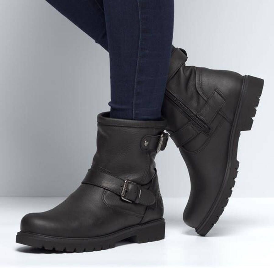 Panama Jack Winterlaarzen ankle boot warm lining with logo embossing on the heel - Foto 3