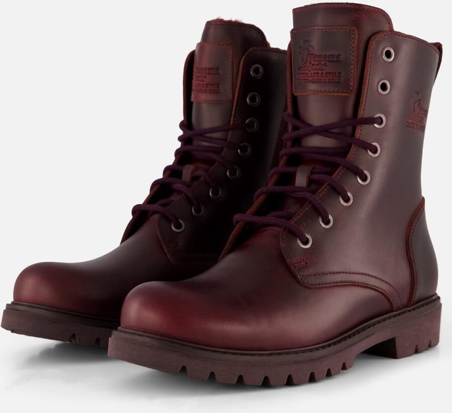 Panama Jack Veterboot Frisia B45 Burdeos Burgundy Rood Warm Gevoerd - Foto 7