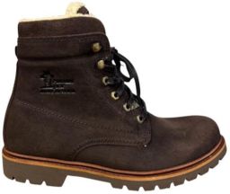 Panama Jack P03 AVIATOR VELOUR Vrije tijd half-hoog Heren veterschoen Heren sneakers Bruin