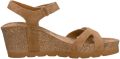 Panama Jack Julia B74 Velour Damesschoenen sandalen Schors - Bruin