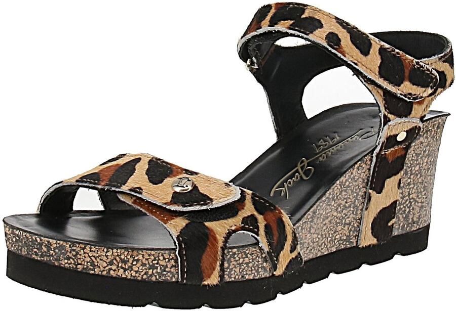 Panama Jack Julia Leopard B1 Damessandaal Neutraal