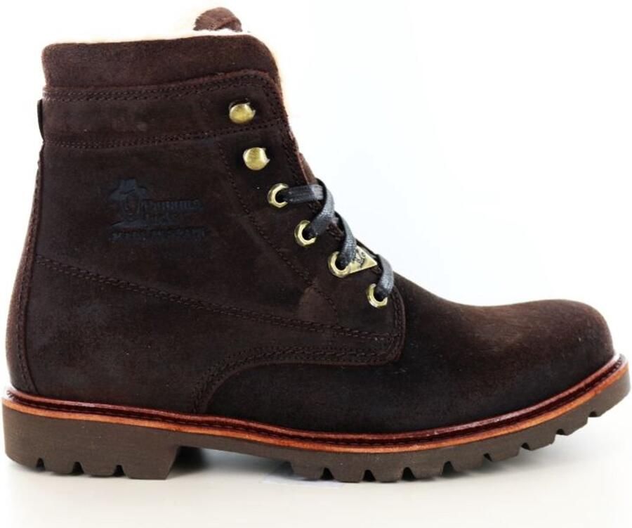 Panama Jack P03 AVIATOR VELOUR Vrije tijd half-hoog Heren veterschoen Heren sneakers Bruin - Foto 2