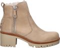 Panama Jack Pauline B17 Nobuck Enkellaars voor dames Crudo - Beige