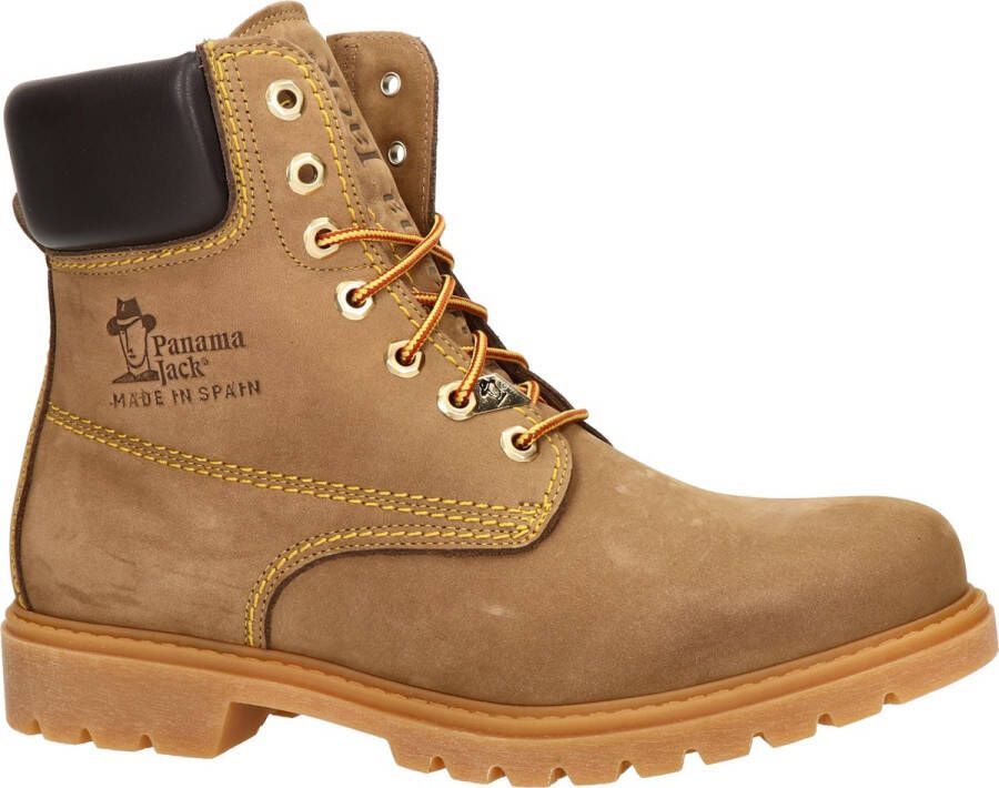 Panama Jack Winterlaarzen winter-enkellaars veterschoenen outdoorschoenen met contrastafwerking
