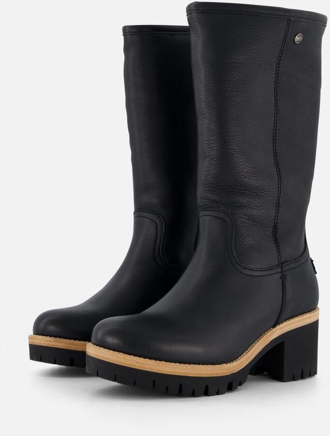 Panama Jack Stijlvolle Hoge Laarzen voor Vrouwen Black Dames