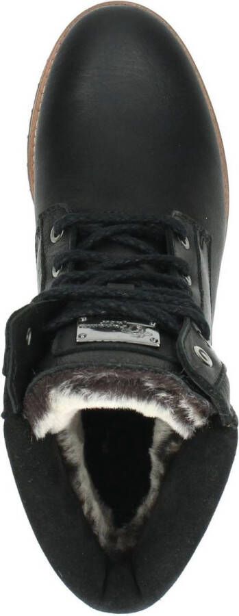 Panama Jack PHOEBE~B17~~~~~~~~~~~~~~~~~~~~ Hoge sneakersVeterlaarzenDames veterschoenenDames sneakersHalf-hoge schoenen Zwart - Foto 8