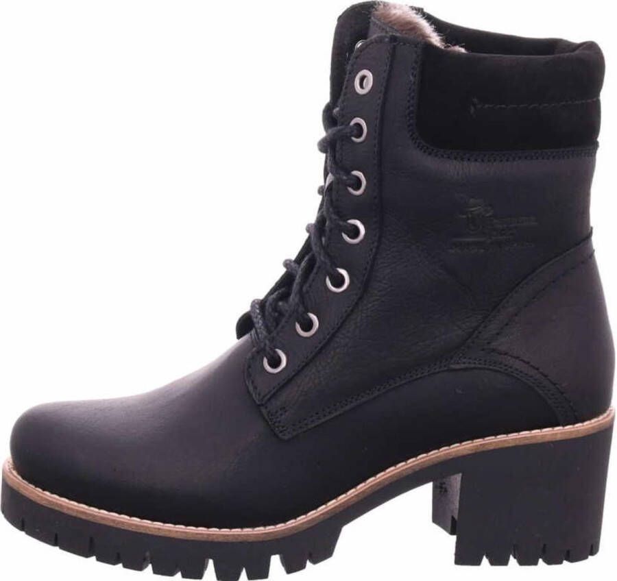 Panama Jack PHOEBE~B17~~~~~~~~~~~~~~~~~~~~ Hoge sneakersVeterlaarzenDames veterschoenenDames sneakersHalf-hoge schoenen Zwart - Foto 2