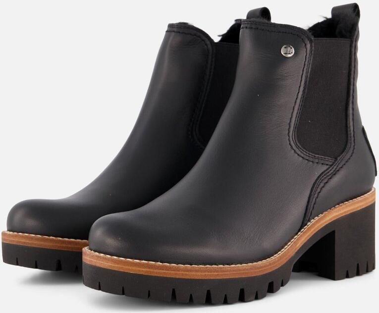 Panama Jack Pia B34 Chelsea boots zwart Nubuck Dames