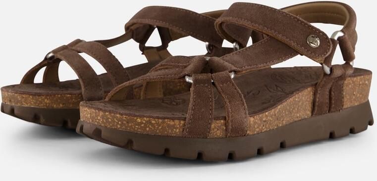 Panama Jack Sally B7 Velour Damessandalen Piedra