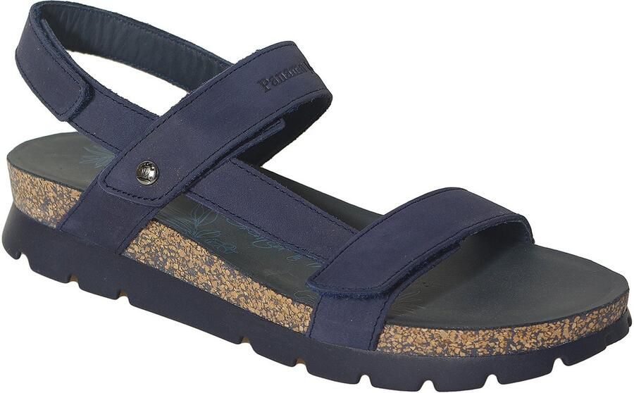 Panama Jack Sandaal Selma Basics B1 Nubuck Marino Navy Blauw - Foto 3