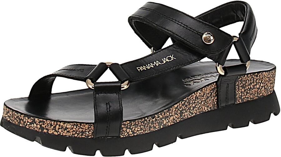 Panama Jack Sandra B1 Napa Damessandaal Zwart