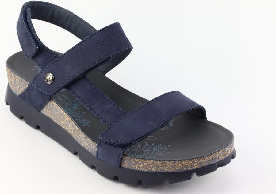 Panama Jack Sandaal Selma Basics B1 Nubuck Marino Navy Blauw - Foto 2