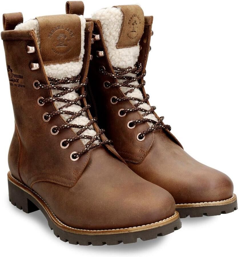 Panama Jack Veterboot Ibi B2 Cuero Bark Warm Gevoerd