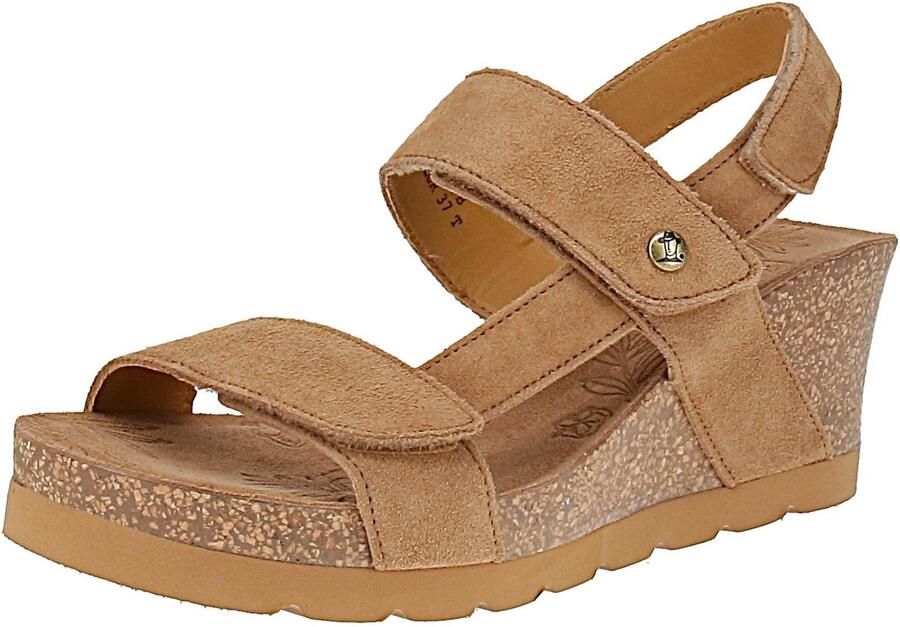 Panama Jack Vilma B2 Velour Damessandaal Cuero