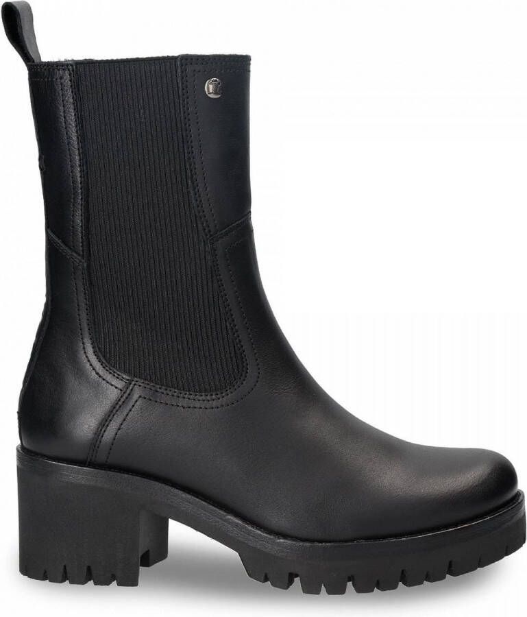 Panama Jack Chelsea boots Zwart Leer 192408 Dames