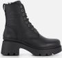 Panama Jack Porty B1 Veterboots Laarzen Met Veters Dames Zwart - Thumbnail 2