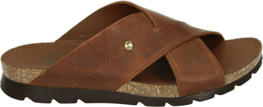 Panama Jack SALMAN BASICS C1 Volwassenen Heren slippers Kleur Cognac