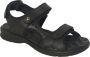 Panama Jack Platte Sandalen met Plakband Black Heren - Thumbnail 4
