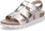 Panama Jack Gouden leren sandalen Sammy Yellow Dames - Thumbnail 2