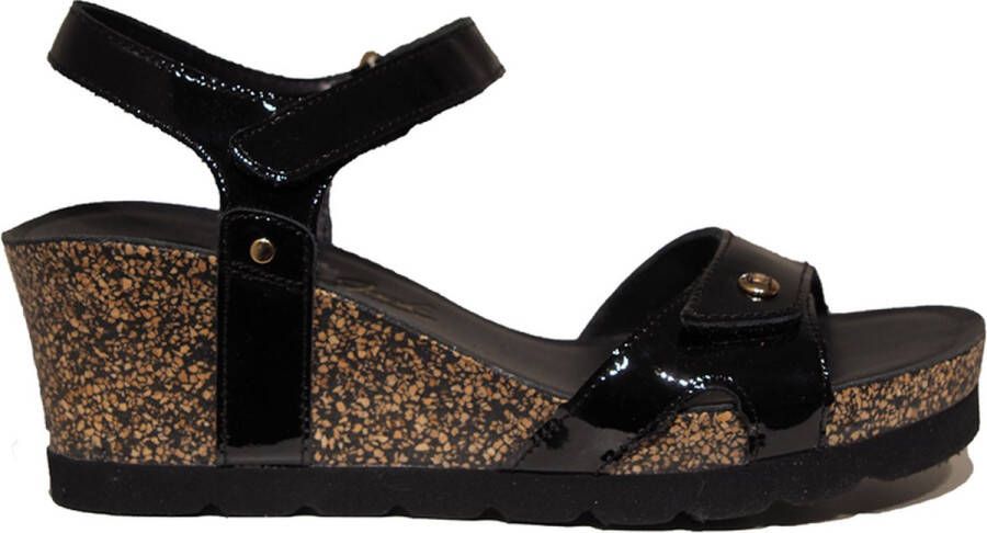 Panama Jack Sandaal Julia B63 Charol Negro Zwart