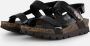 Panama Jack Casual Platte Sandalen met Plakband Black Dames - Thumbnail 2