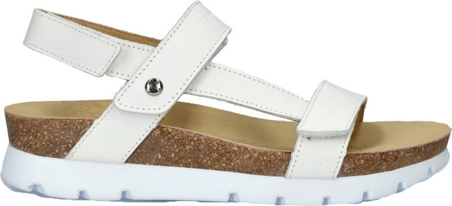 Panama Jack Stijlvolle Platte Sandalen voor de Zomer White Dames