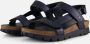 Panama Jack Glanzende Platte Sandalen Blue Dames - Thumbnail 1