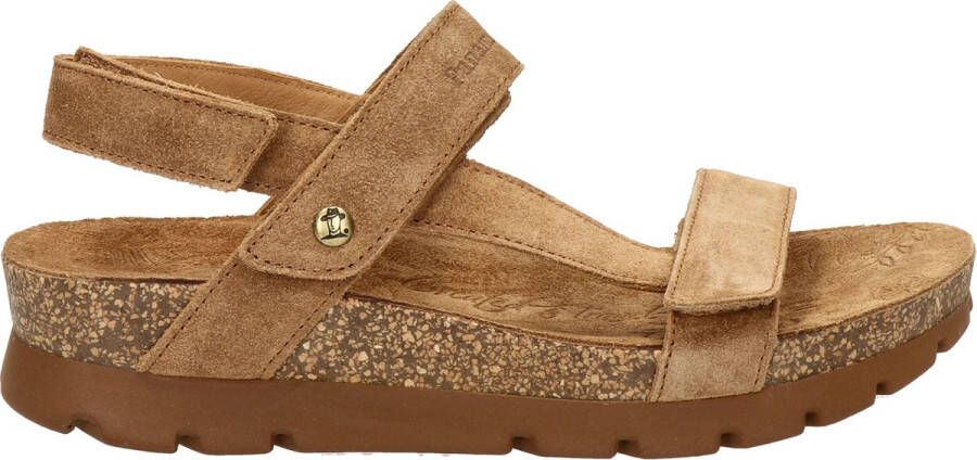 Panama Jack Selma Suede dames sandaal Cognac