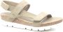 Panama Jack Platte Sandalen met Plakband Green Dames - Thumbnail 10