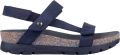 Panama Jack Sandaal Selma Basics B1 Nubuck Marino Navy Blauw - Blauw