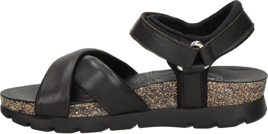 Panama Jack Zwarte Plateau Sandalen Serena Black Dames - Foto 2