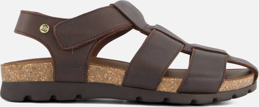 Panama Jack Comfortabele platte sandalen voor mannen Brown Heren