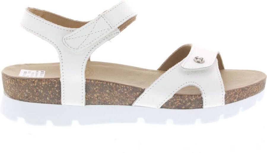 Panama Jack Comfortabele platte sandalen voor vrouwen White Dames - Foto 1