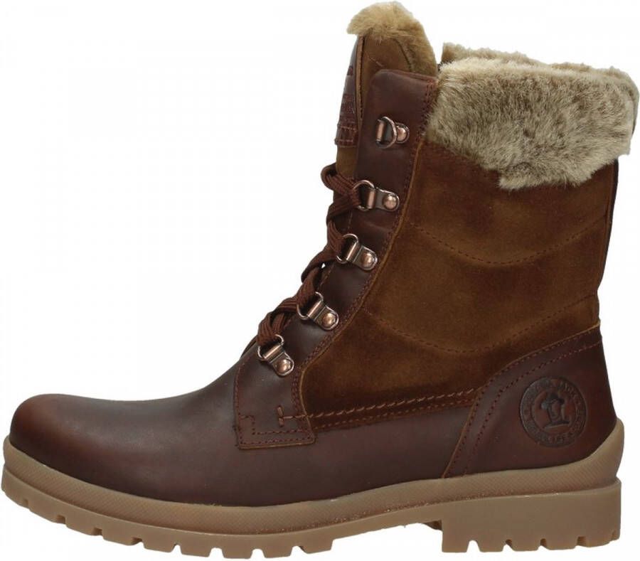 Panama Jack TUSCANI~B26~~~~~~~~~~~~~~~~~~~ Hoge sneakersVeterlaarzenDames veterschoenenDames sneakersHalf-hoge schoenen Cognac
