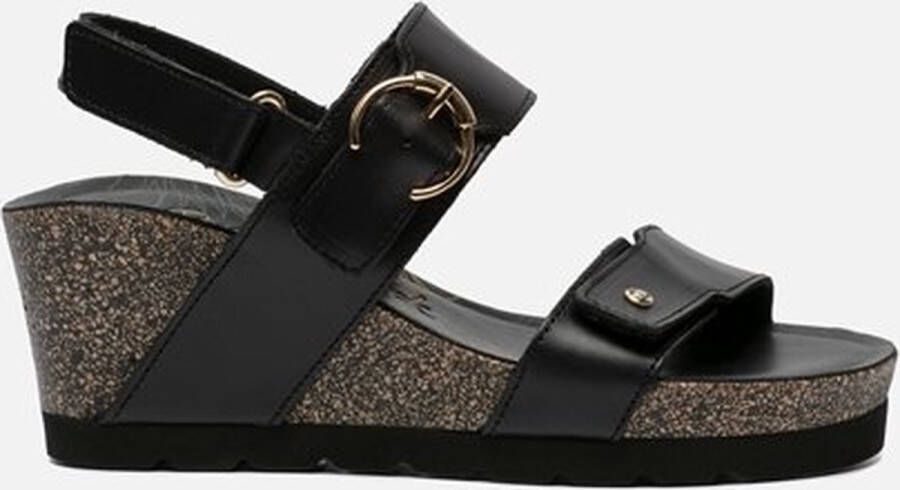 Panama Jack Sandaal Velvet B1 Pull-Up Negro Black