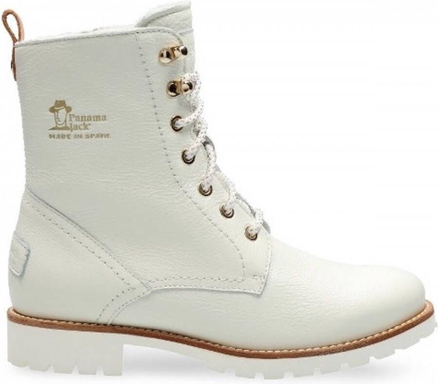 Panama Jack Veterboot Fara Igloo Trav B3 Blanco Crème Vacht Gevoerd 6½