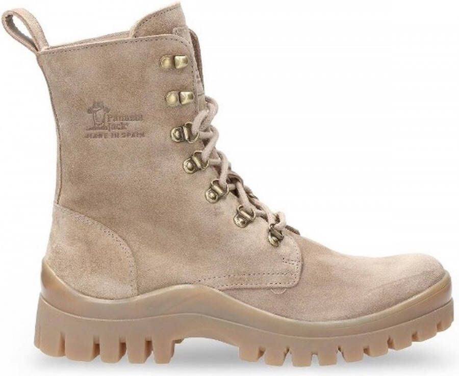 Panama Jack Hongkong B2 veterboots taupe Suede Dames