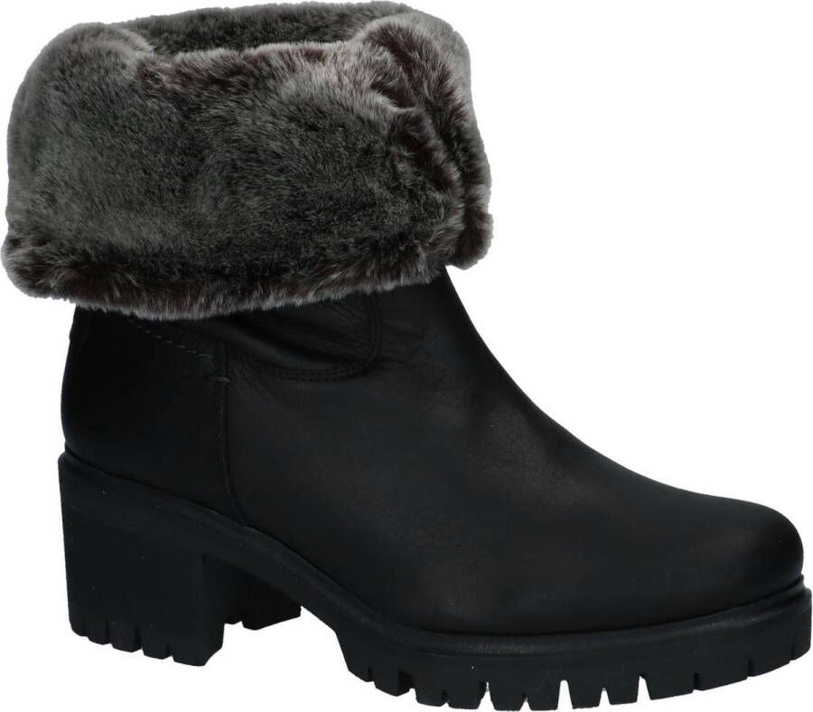 Panama Jack Dameslaarzen van leer met middelhoge hak en rits Brown Dames - Foto 4