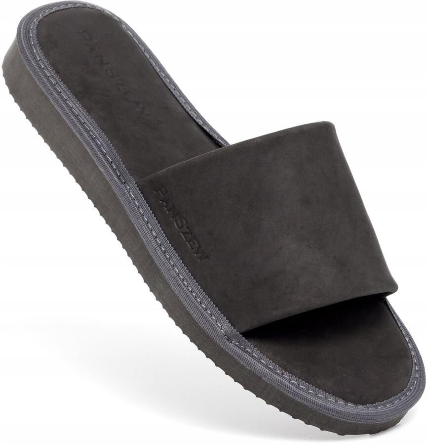 PanSzew Dames Pantoffels Nubuck Leer Comfort & Stijl