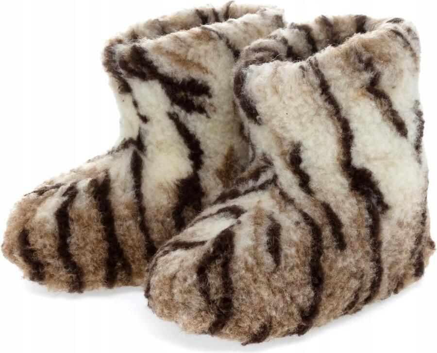 PanSzew Dames Pantoffels Wol Warm & Comfortabel