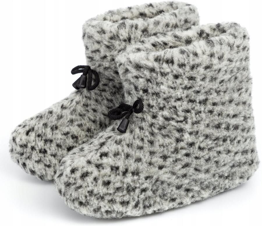 PanSzew Dames Pantoffels Wol Warme Slipper