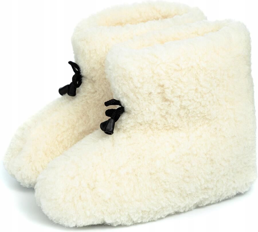 PanSzew Dames Pantoffels Wol Warme Slipper