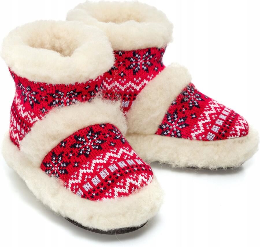 PanSzew Dames Pantoffels Wol Warm & Comfortabel