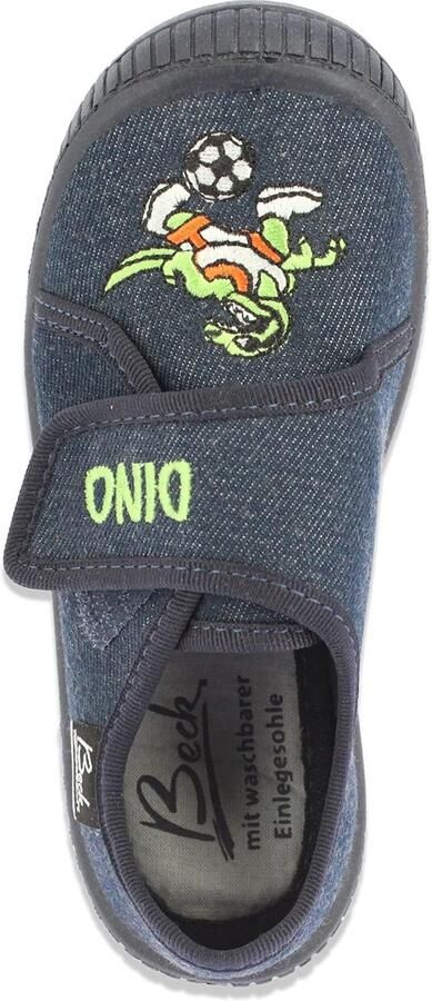 Pantoffels Blauw 31 EU Leer Textielvoering Voor Jongens