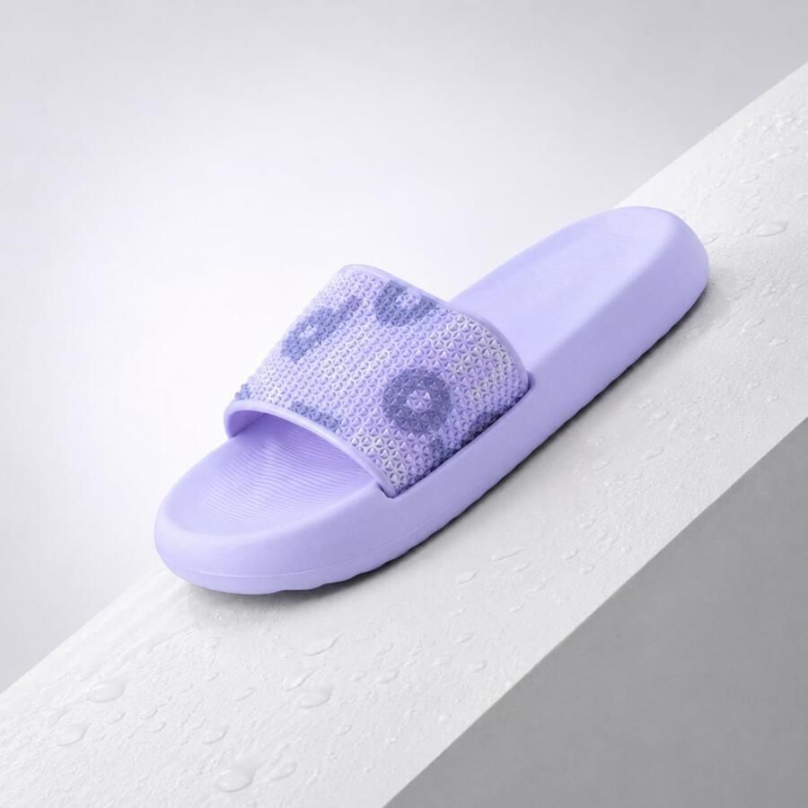 Pantoffels met letterpatroon comfortabel voor zomer en vrije tijd