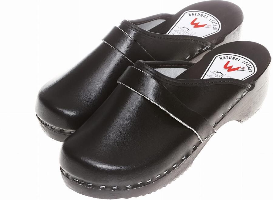 Pantofle Wójciak Heren Chodaki Leren Bovenwerk Zool Comfortabel